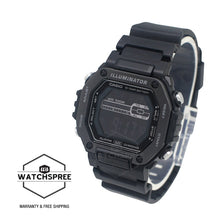 Load image into Gallery viewer, Casio Digital Dual Time Black Resin Band Watch MWD110HB-1B MWD-110HB-1B
