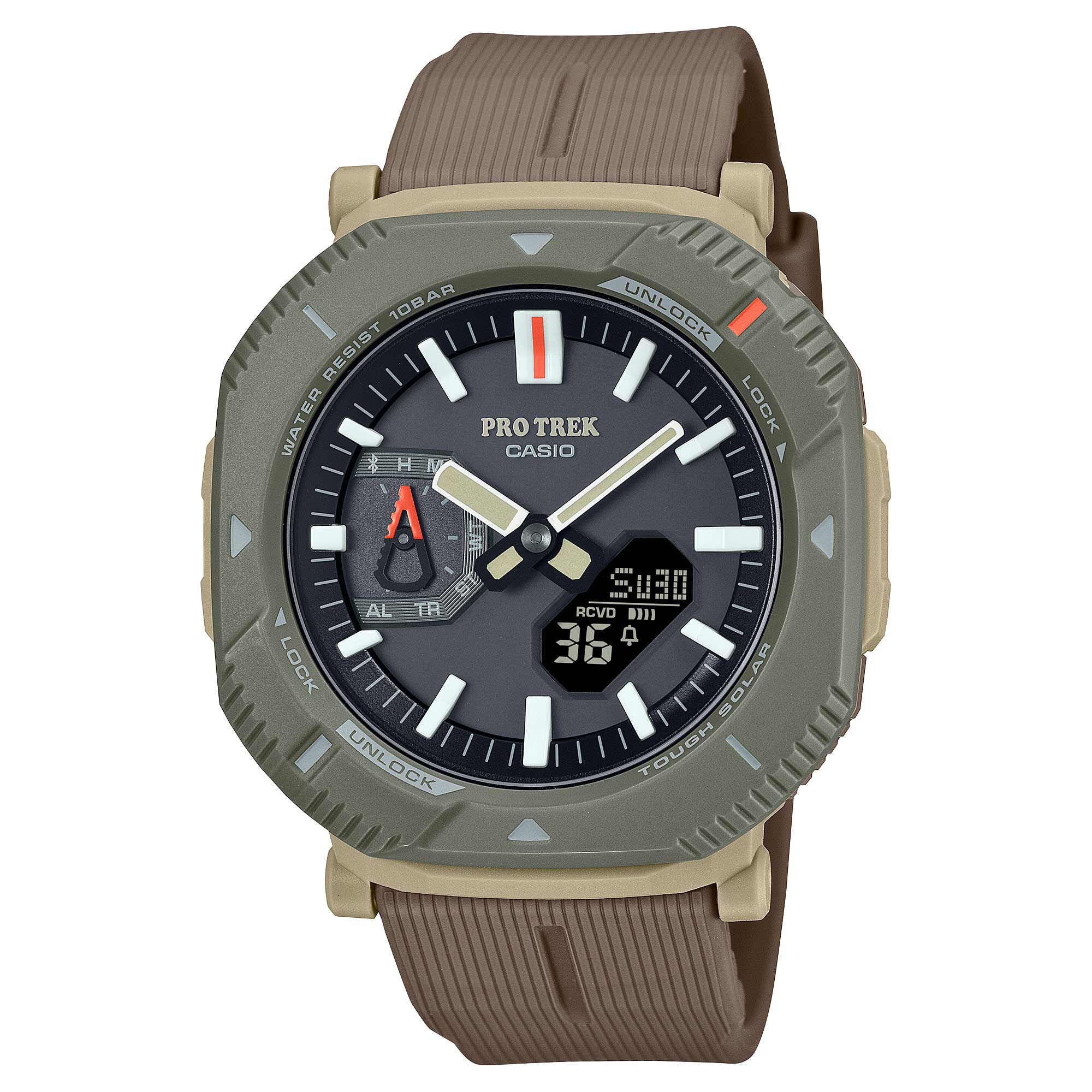 Casio Pro Trek PRJB-001 Lineup Bluetooth® Tough Solar Bio-Based Watch PRJB001-5D PRJ-B001-5D PRJ-B001-5