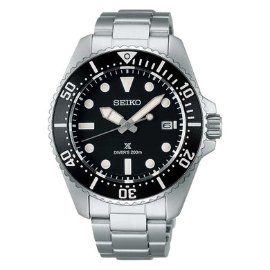 Seiko Prospex Solar Diver's Stainless Steel Band Watch SNE597P1