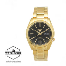 Load image into Gallery viewer, Seiko 5 Automatic Gold-Tone Stainless Steel Band Watch SNKL50K1
