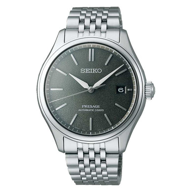 Seiko Presage (Japan Made) Automatic 'Sensaicha' Stainless Steel Band Watch SPB465J1