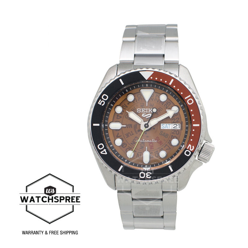 Seiko 5 Sports Automatic SKX Sports Style Stainless Steel Band Watch SRPJ47K1