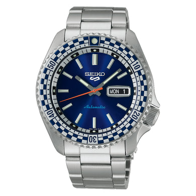 Seiko 5 Sports Automatic SKX Series 'Checker Flag' 2024 Special Edition Watch SRPK65K1 