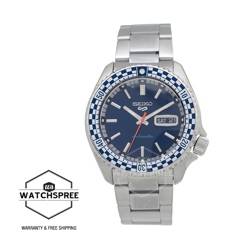 Seiko 5 Sports Automatic SKX Series 'Checker Flag' 2024 Special Edition Watch SRPK65K1