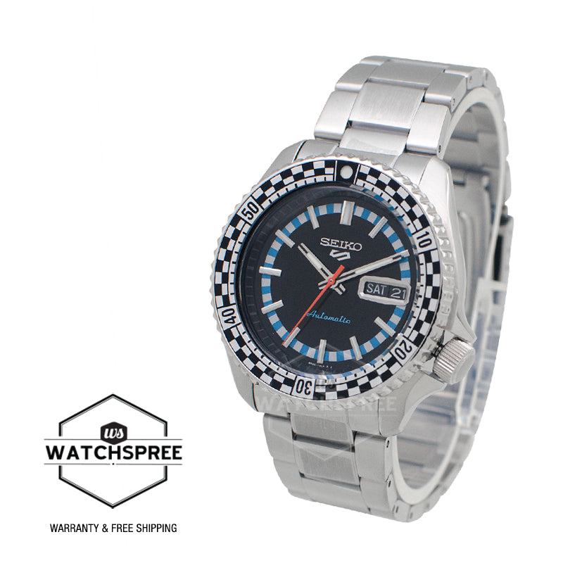 Seiko 5 Sports Automatic SKX Series 'Checker Flag' 2024 Special Edition Watch SRPK67K1