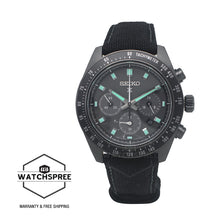 Load image into Gallery viewer, Seiko Prospex Solar Chronograph Speedtimer The Black Series Black Nylon Strap Watch SSC923P1
