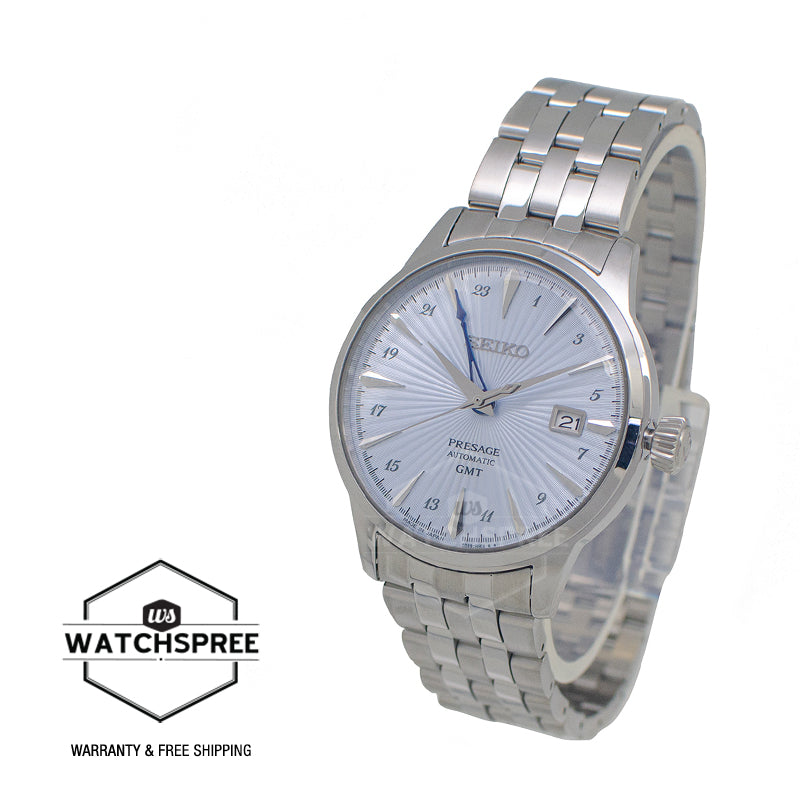 Seiko Presage (Japan Made) Automatic GMT Cocktail Time Stainless Steel Band Watch SSK037J1 (LOCAL BUYERS ONLY)