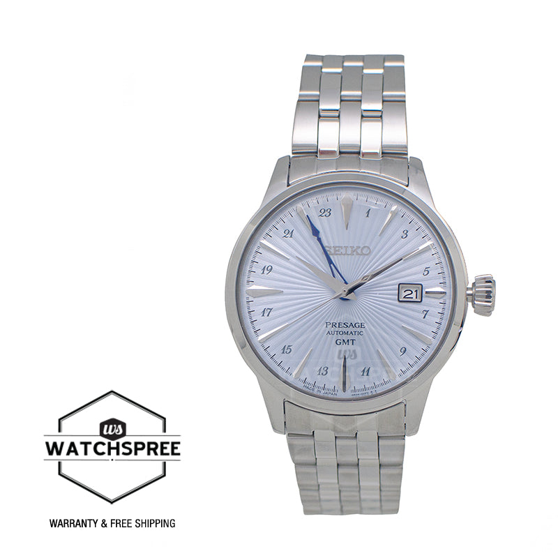 Seiko Presage (Japan Made) Automatic GMT Cocktail Time Stainless Steel Band Watch SSK037J1 (LOCAL BUYERS ONLY)