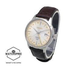 Load image into Gallery viewer, Seiko Presage (Japan Made) Automatic GMT Cocktail Time Dark Brown Calf Leather Strap Watch SSK041J1 (LOCAL BUYERS ONLY)
