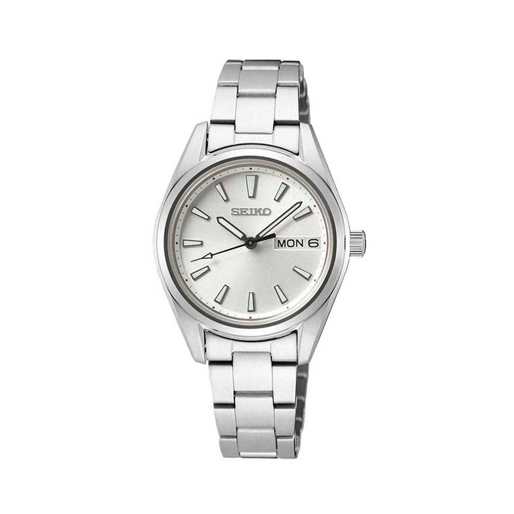 Seiko Women's Quartz Stainless Steel Band Watch SUR349P1