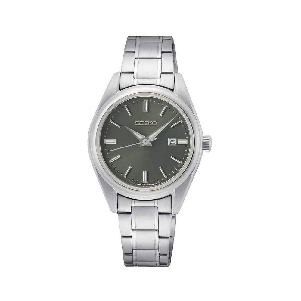 Seiko Women's Quartz Conceptual Regular Stainless Steel Band Watch SUR533P1