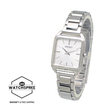 Load image into Gallery viewer, Seiko Women&#39;s Quartz Square Stainless Steel Band Watch SWR073P1
