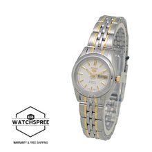 Load image into Gallery viewer, Seiko 5 Women&#39;s Automatic Two-Tone Stainless Steel Band Watch SYMA35K1
