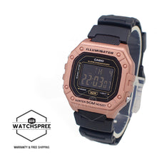 Load image into Gallery viewer, Casio Digital Black Resin Band Watch W218HM-5B W-218HM-5B
