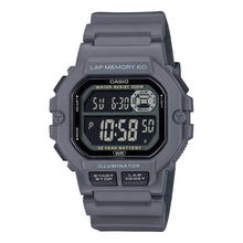 Load image into Gallery viewer, Casio Digital Dual Time Grey Resin Band Watch WS1400H-8B WS-1400H-8B
