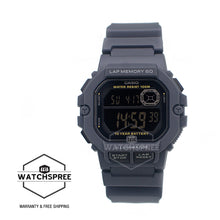 Load image into Gallery viewer, Casio Digital Dual Time Grey Resin Band Watch WS1400H-8B WS-1400H-8B
