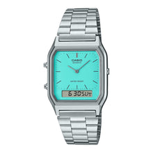 Load image into Gallery viewer, Casio Analog Digital Vintage Series Dual Time Watch AQ230A-2A2 AQ-230A-2A2
