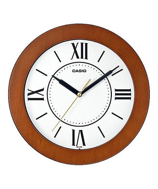 Casio Brown Wall Clock IQ126-5B (LOCAL BUYERS ONLY) Watchspree