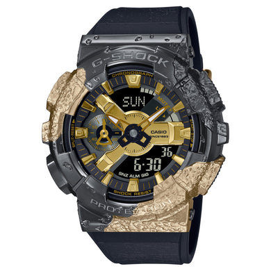 Casio G-Shock 40th Anniversary Adventurerƒ?ª?s Stone Limited Edition Black Hot Stamped Resin Band Watch GM114GEM-1A9 GM-114GEM-1A9