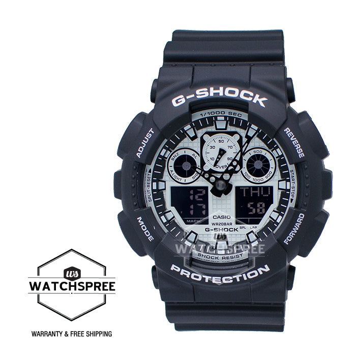 Casio G-Shock Extra Large Series Watch GA100BW-1A Watchspree