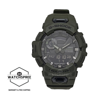 Casio G-Shock G-SQUAD Bluetooth Dark Green Resin Band Watch GBA900UU-3A GBA-900UU-3A Watchspree