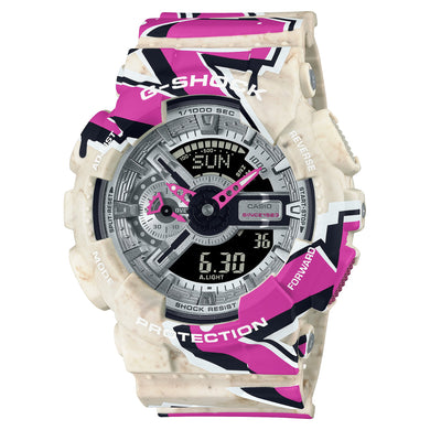 Casio G-Shock GA-110 Lineup Street Spirit Series Original Graffiti Art Multicolour Resin Band Watch GA110SS-1A GA-110SS-1A Watchspree