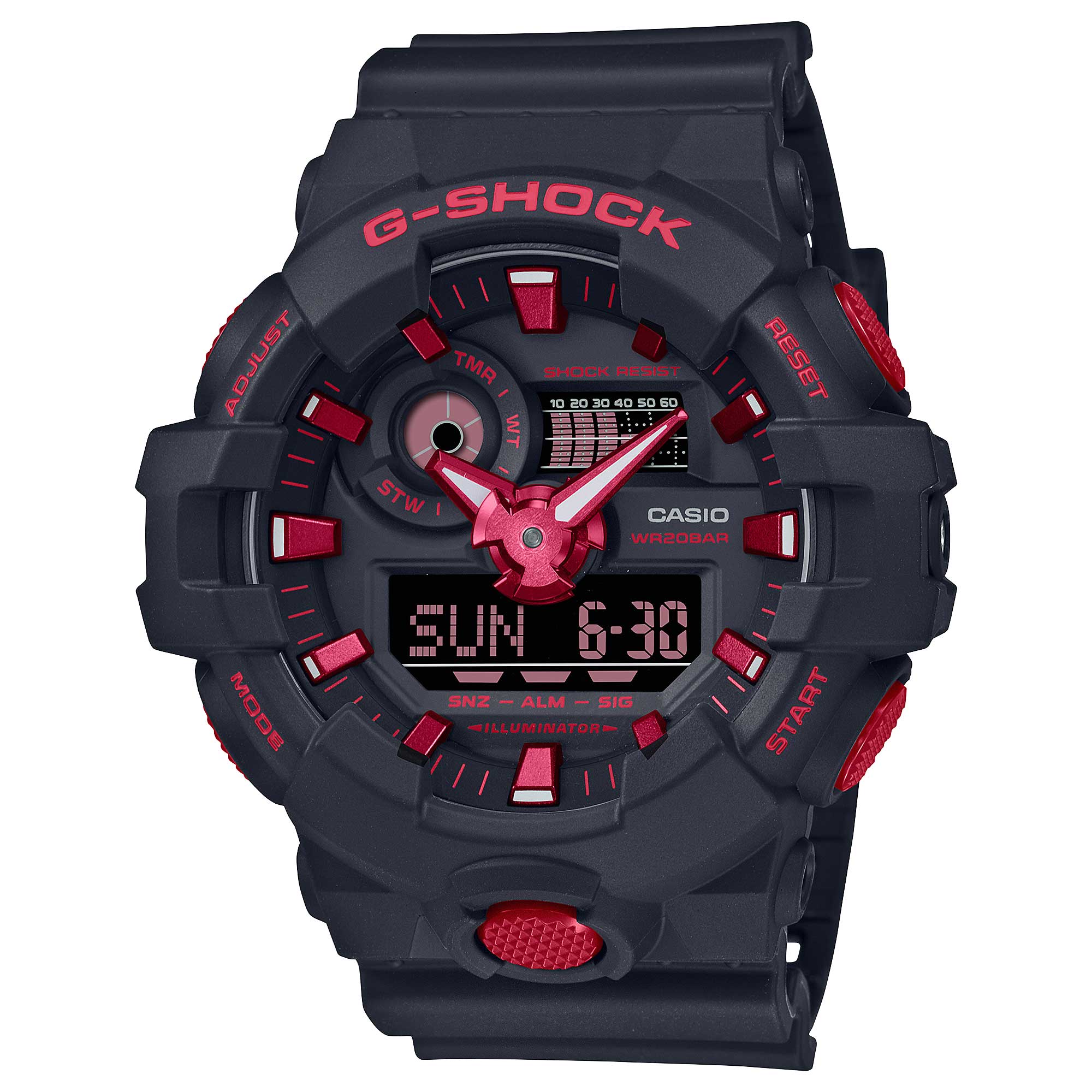 G shock clearance black resin