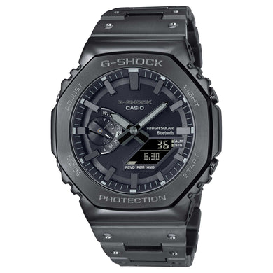 Casio G-Shock GM-B2100 Lineup Full Metal Case BluetoothÇïƒ?? Tough Solar Black Ion Plated Stainless Steel Band Watch GMB2100BD-1A GM-B2100BD-1A