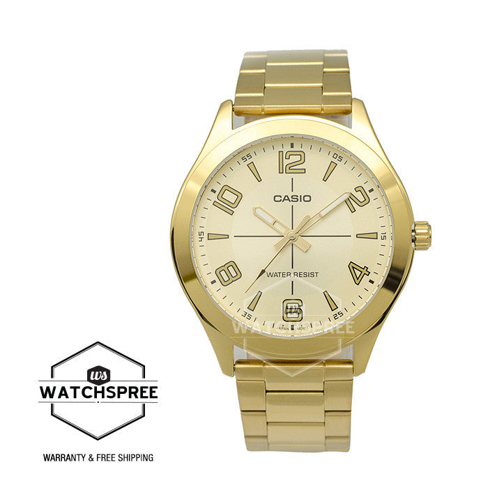 Casio gold sale plated watch