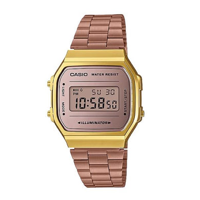 Casio watch rose 2025 gold price original