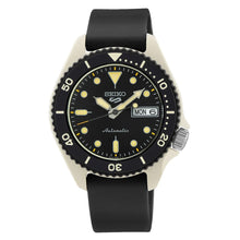 Load image into Gallery viewer, Seiko 5 Sports Automatic Black Silicone Strap Watch SRPG79K1
