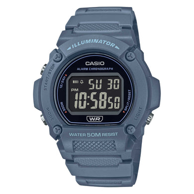 Casio Standard Sporty Digital Watch W219HC-2B W-219HC-2B